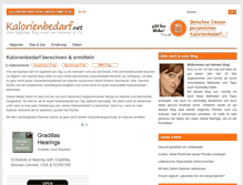 Tablet Screenshot of kalorienbedarf.net